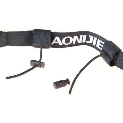 AONIJIE Running Race Number Belt BIB HOLDER [E4076] - BLACK