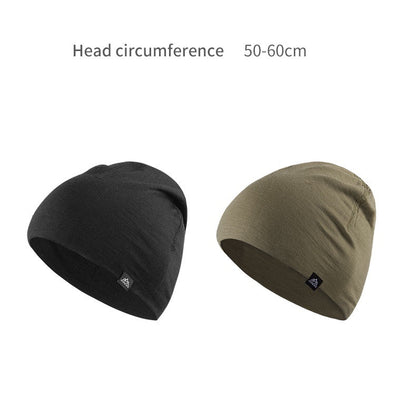 AONIJIE M38 Sports Wool Knitted Beany- BLACK