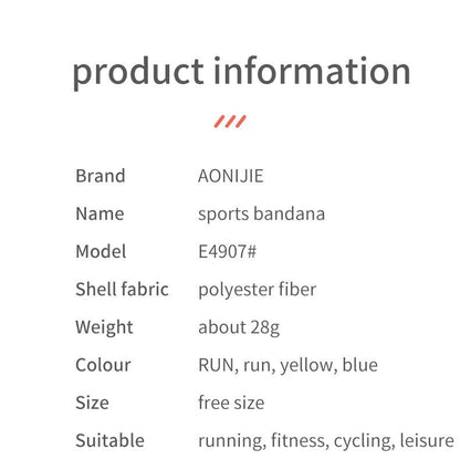 AONIJIE E4907 Sports Headband/Bandana [BLUE]