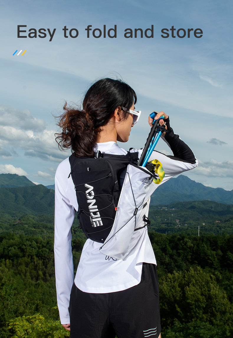 AONIJIE E4210 10cm Trekking pole [1 PC] - BLUE