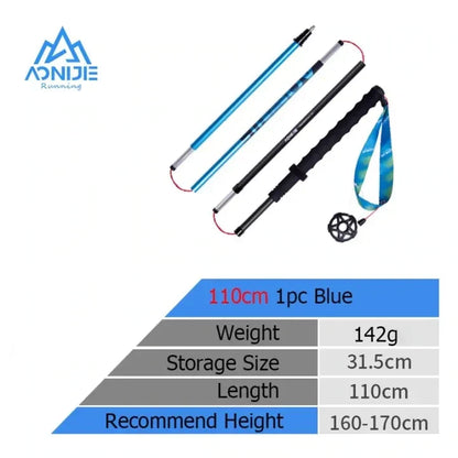 AONIJIE E4210 10cm Trekking pole [1 PC] - BLUE