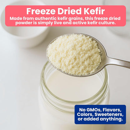 CALCIUM+ JAPANESE ORIGINAL KEFIR STARTER CULTURE (yogurt-style) 12 SACHETS IN 1 POUCH - 1 sachet makes 1 liter