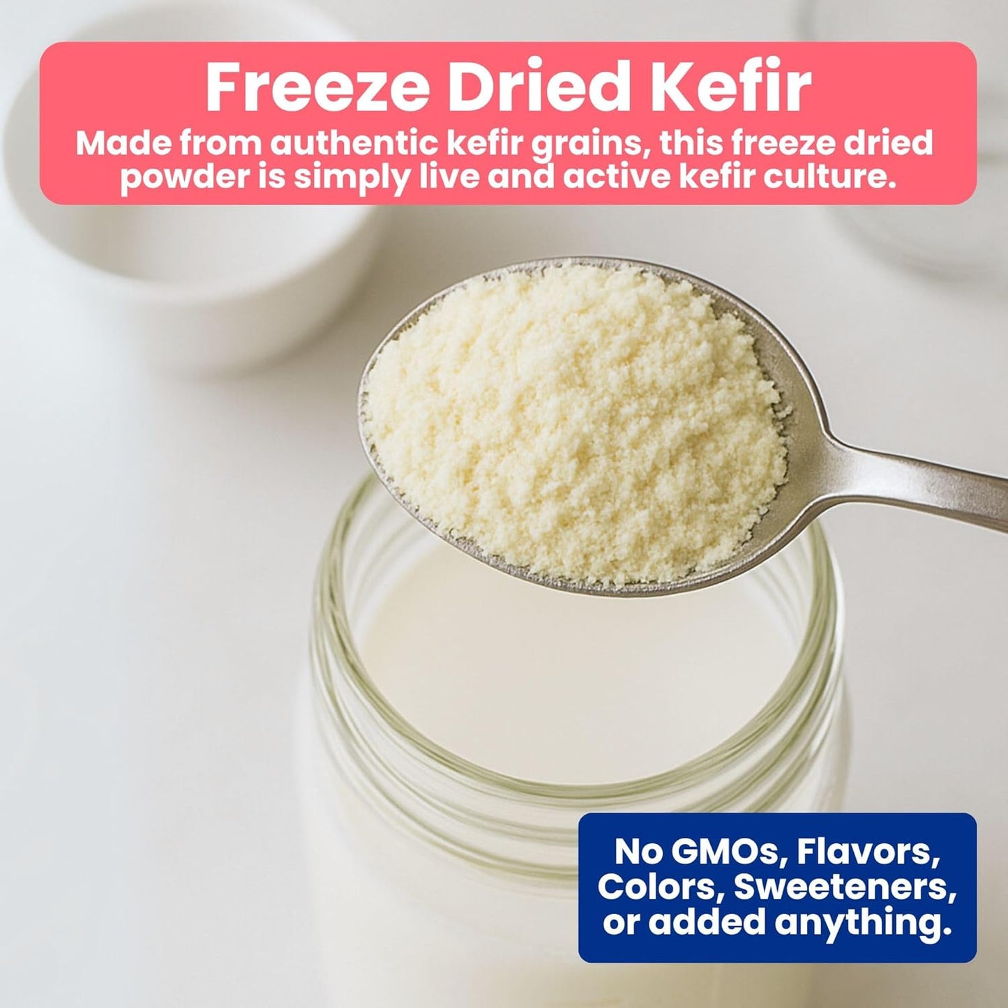 DIETARY FIBER +JAPANESE ORIGINAL KEFIR STARTER CULTURE (yogurt - style) 12 SACHETS IN 1 POUCH - 1 sachet makes 1 liter