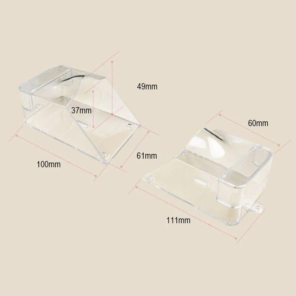 Waterproof Transparent Cover for Wireless Doorbell - WHITE