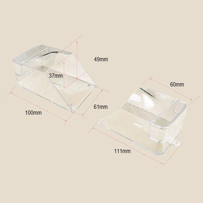Waterproof Transparent Cover for Wireless Doorbell - WHITE