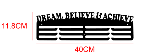 Medal Hanger - DREAM, BELIEVE & ACHIEVE [Metal]