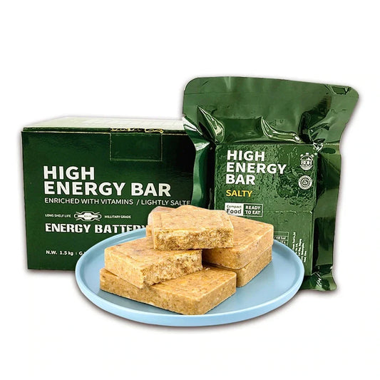 (1 CASE) - High Energy Bar - 9 Boxes x 12pcs - SALTY - Exp. Date 2044 -