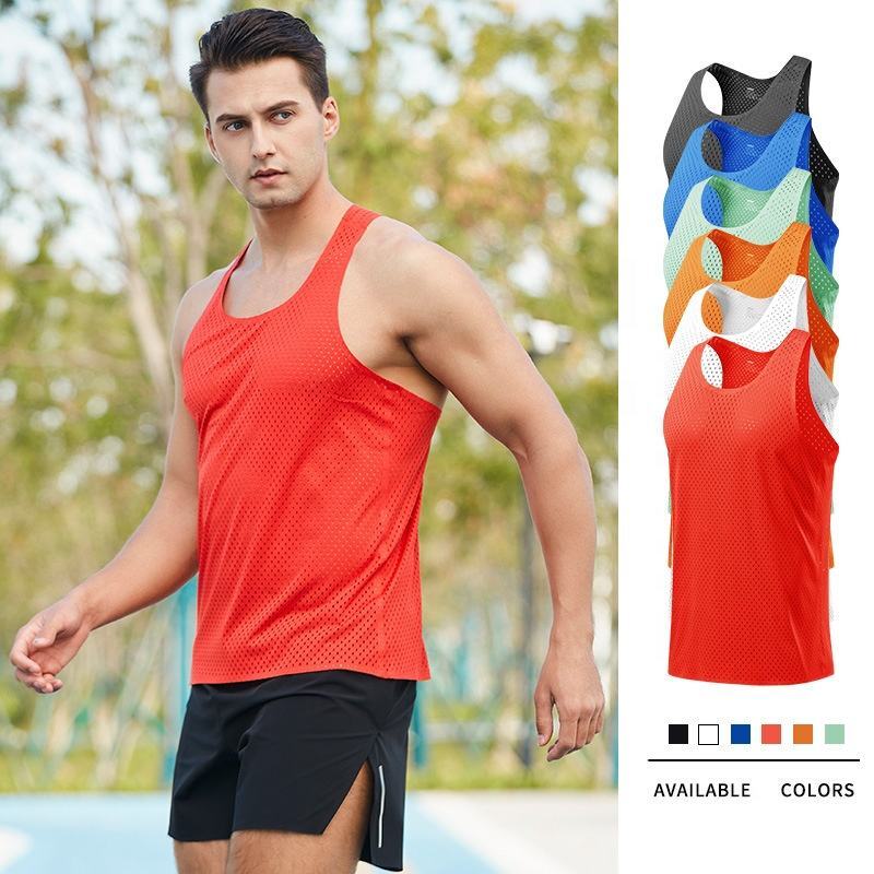 SPORTEX 61G Ultra Light Seamless Quick Dry Running Singlet [Unisex] - BLACK