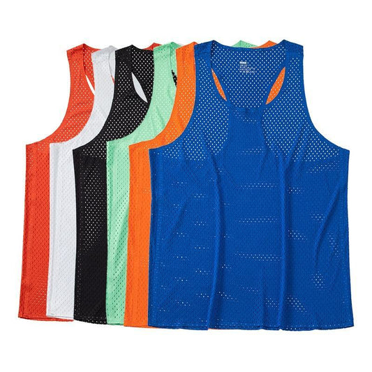 Sportex Ultra Light 61G Seamless Quick Dry Running Singlet for Men & Women - RED