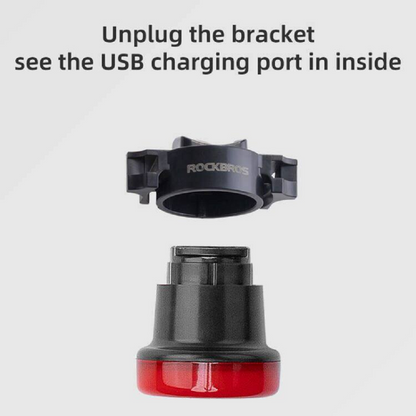 ROCKBROS BL-S1 Bike Tail Light [Rechargeable Waterproof LED Rear Light]