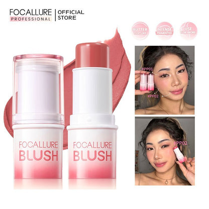 FOCALLURE Pro Cream Butter Blush [ Multi-use Stick ]
