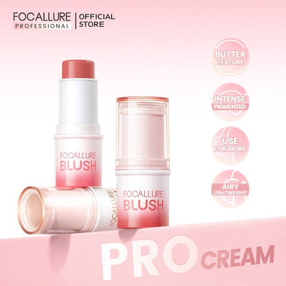 FOCALLURE Pro Cream Butter Blush [ Multi-use Stick ]
