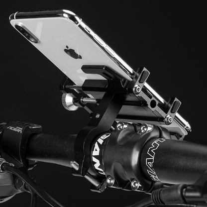 ROCKBROS Motorcycle MOBILE PHONE HOLDER [Aluminum Alloy] - BLACK