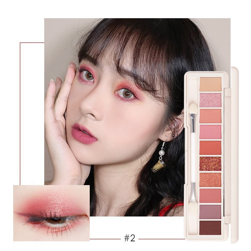 Focallure 10 Colors Eye shadow Palette [ Uptown girl ]