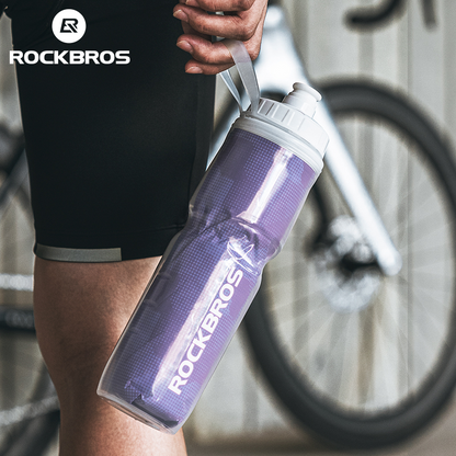 ROCKBROS Insulate Cycling Sports Water Bottle with handle [670ml]