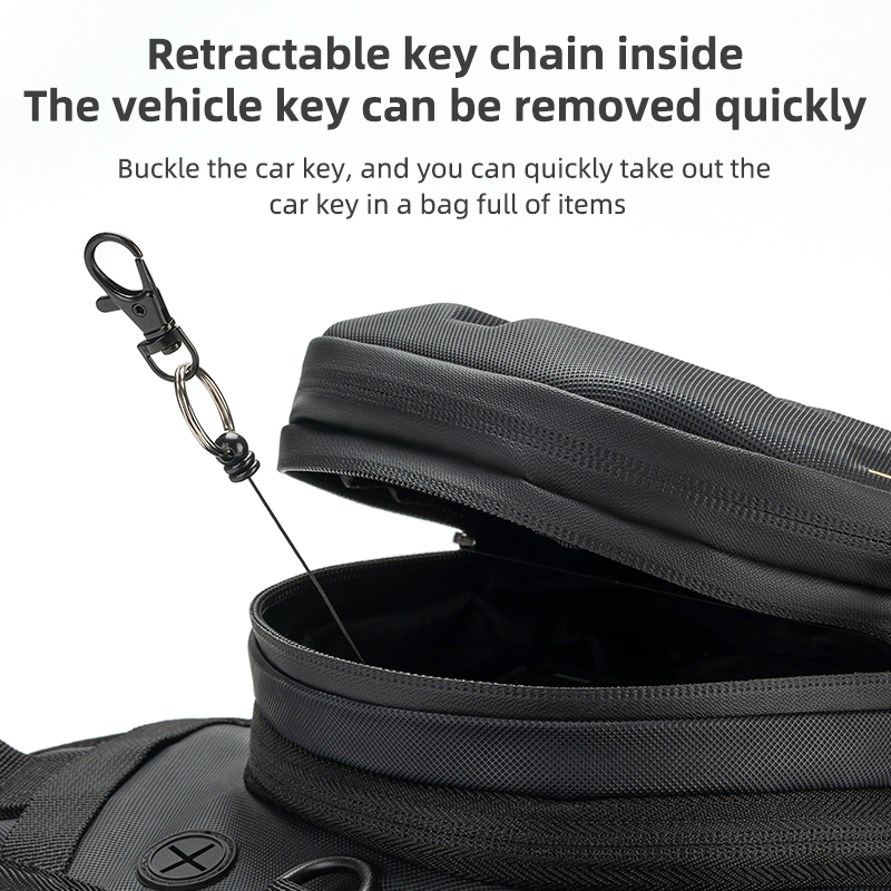 ROCKBROS Waterproof Multifuctional MOTORCYCLE LEG BAG [Hard Case]