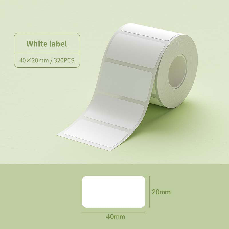 NIIMBOT [ B21/B1/B3S ] Printable Thermal Label Sticker Paper - White 20-50mm