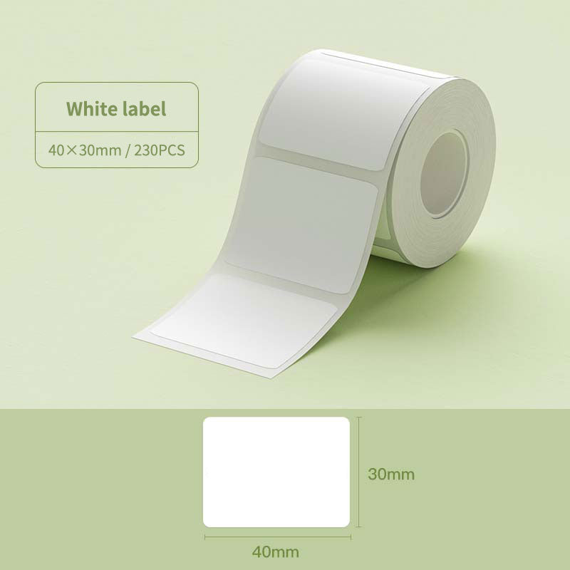 NIIMBOT [ B21/B1/B3S ] Printable Thermal Label Sticker Paper - White 20-50mm