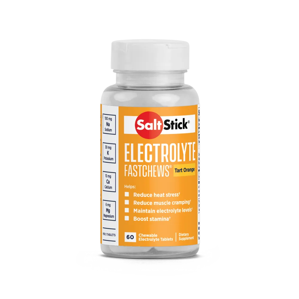 SaltStick Electrolyte Fastchews [Tart Orange] - Bottle 60CT