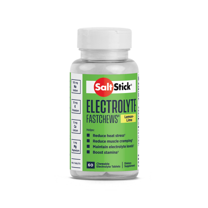 SaltStick Electrolyte Fastchews  [Lemon Lime] - Bottle 60CT