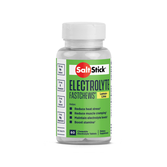 SaltStick Electrolyte Fastchews - Lemon Lime - Bottle 60ct