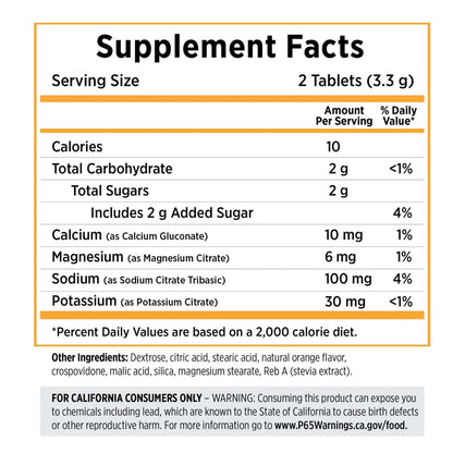 SaltStick Electrolyte Fastchews - Tart Orange - Packet 10ct