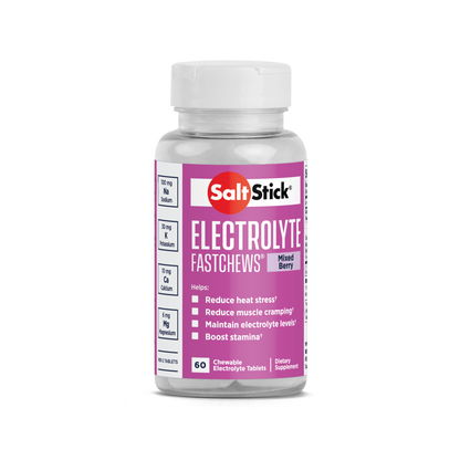 Saltstick Electrolyte Fastchews [Mixed Berry] - Bottle 60CT