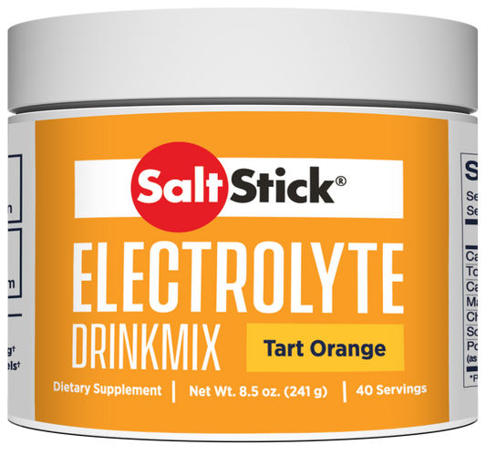 SaltStick Electrolyte DrinkMix - Tart Orange - 40 Servings Tub