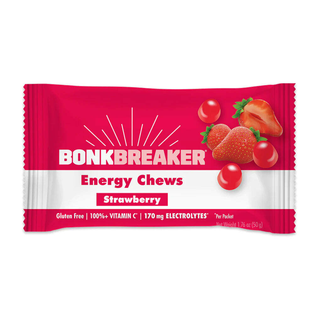 BonkBreaker Energy Chews [Strawberry] - 1 PACK