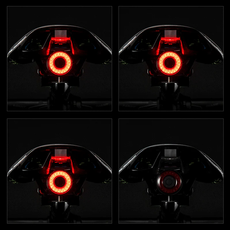 ROCKBROS BICYCLE SMART BRAKE & TAIL LED LIGHT [Saddle Mount]