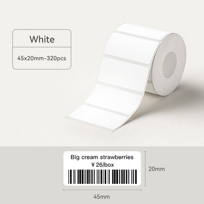 NIIMBOT [ B21/B1/B3S ] Printable Thermal Label Sticker Paper - White 20-50mm