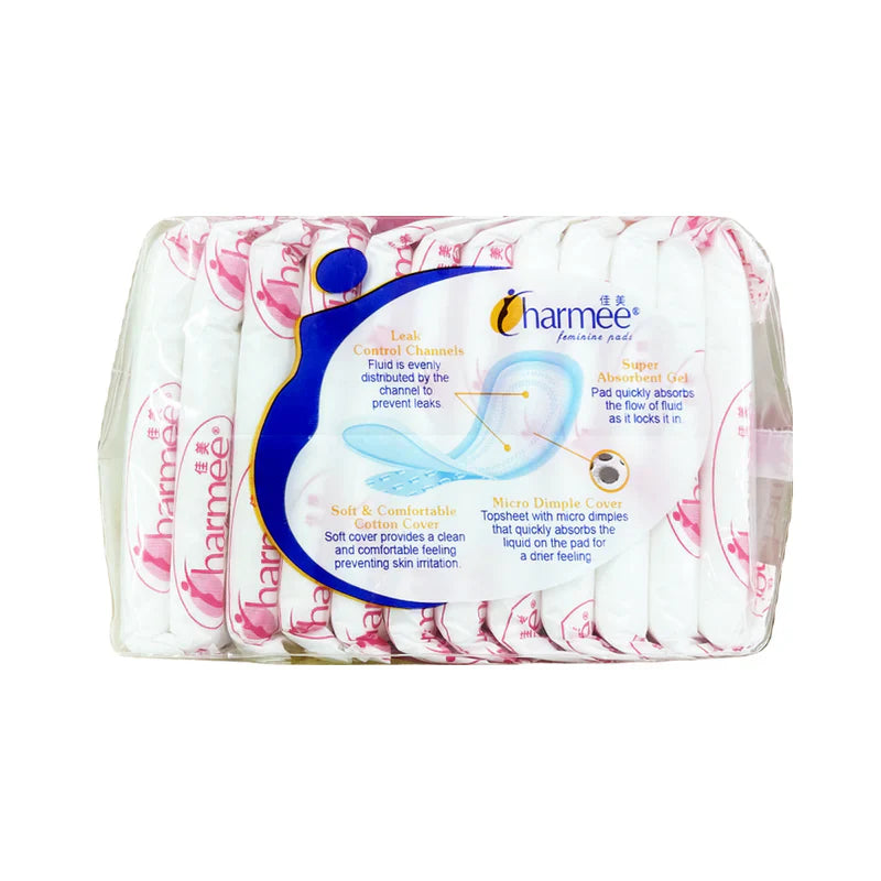 1 CASE - Charmee Sanitary Napkin for ALL Types of Flow w/o Wings [12's x 24 Packs]