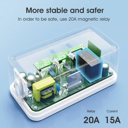 Tuya Smart Plug US Mini Smart Home Outlet Power Monitor Timer APP Voice Works With Alexa Google Home 15A