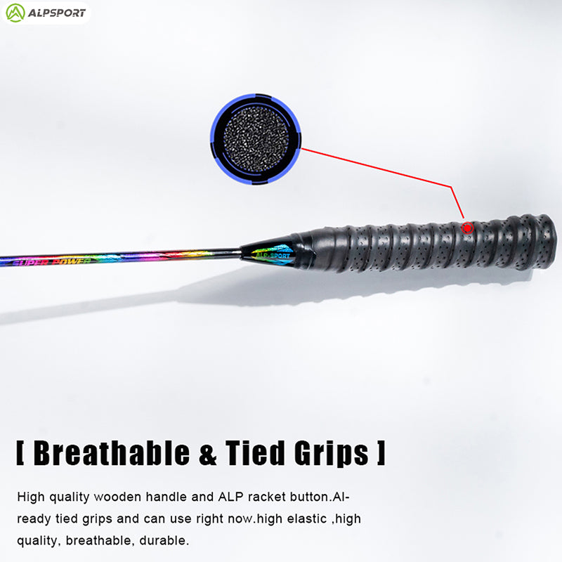 ALPSPORT XC Badminton Racket [Carbon Fiber] - 1PC