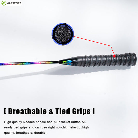 ALPSPORT XC Badminton Racket [Carbon Fiber] - 1PC