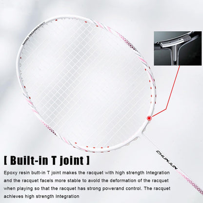 ALPSPORT CY - ALP CY Badminton Racket 8U/G5  [100% Full Carbon Fiber] - 1PC