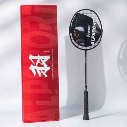ALP SPORT 1pc - ALP ZJ 4U 100% Carbon Fiber Super Light 28Lbs Professional Badminton Racket