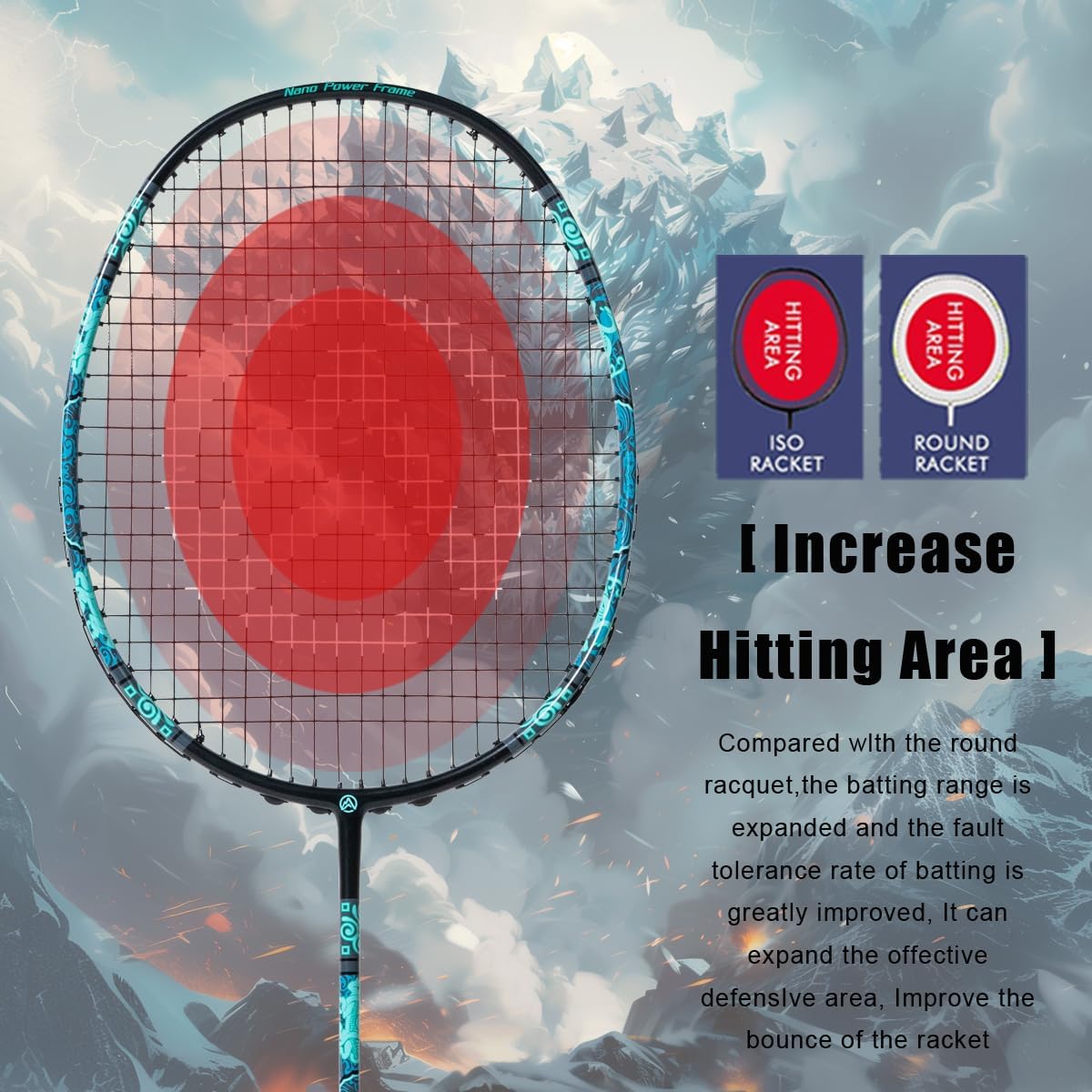 ALPSPORT 6U/G4 XW Badminton Racket [The Tortoise] - 1PC