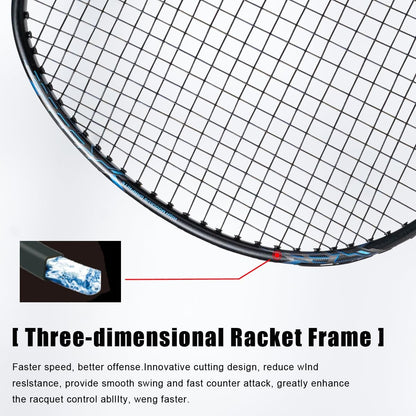 ALPSPORT POWER Carbon Badminton Racket - 1PC