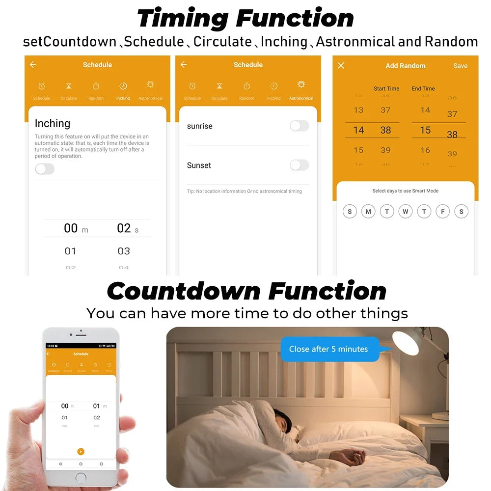Power Monitor 16A Tuya Smart Zigbee  Socket Plug US Wireless Control Outlet  with Energy Monitoring Electrical Timer Works with Alexa Google Home