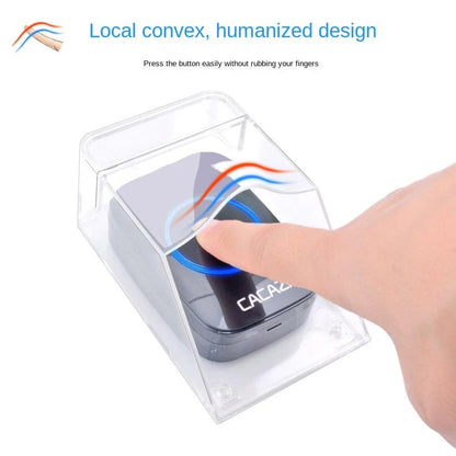 Waterproof Transparent Cover for Wireless Doorbell - WHITE