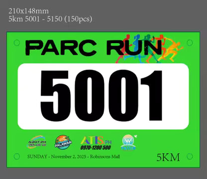 Customized Running Bibs - Waterproof and Sweat Resistant Tyvek Paper