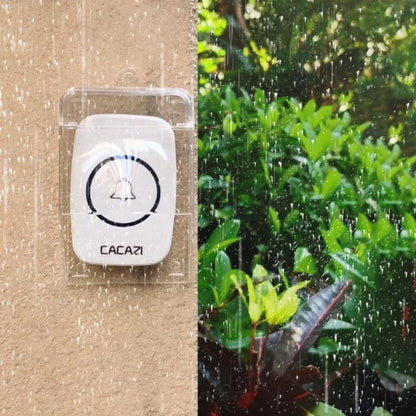 Waterproof Transparent Cover for Wireless Doorbell - WHITE