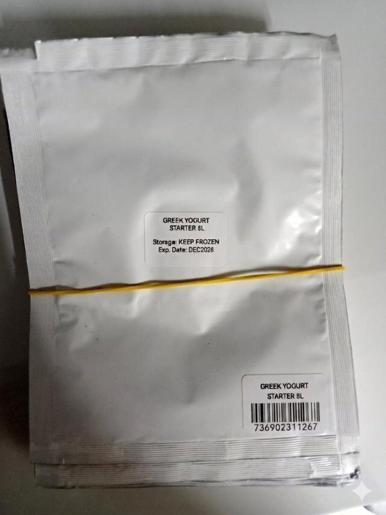 GREEK YOGURT STARTER makes 1L/2L/4L (freeze-dried) - IN POUCH