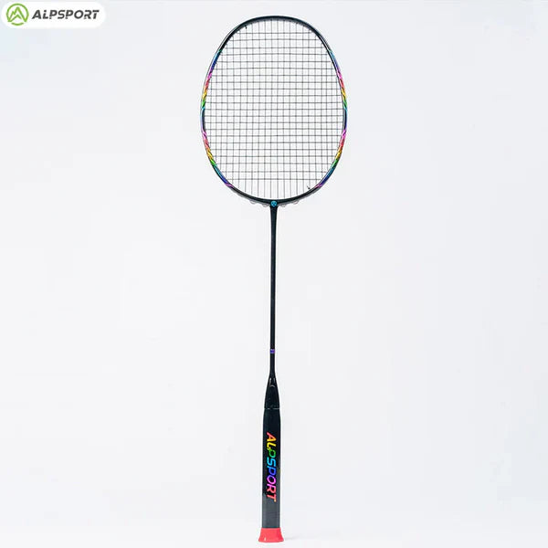 ALPSPORT ALP BBQ2.0 8U Badminton Racket 24-30Lbs [Super Light Titanium Alloy 100% Full Carbon Fiber] - 1PC