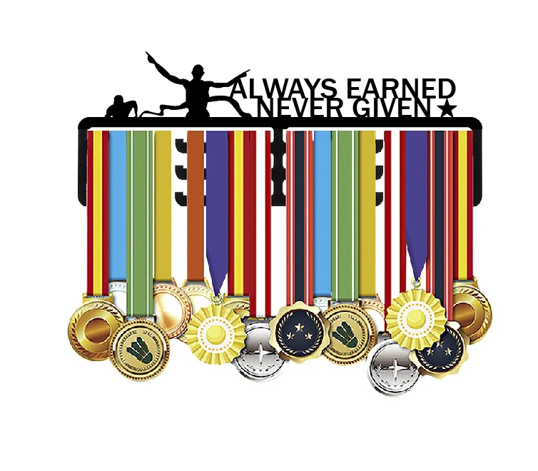 Medal Hanger - ALWAYS EARNED, NEVER GIVEN [Metal]