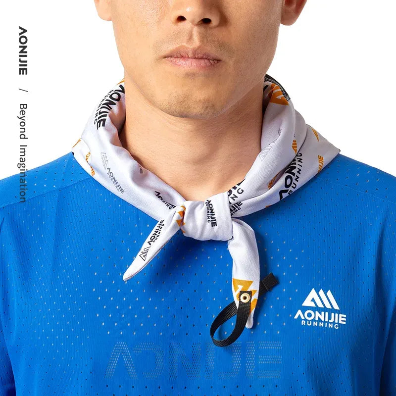 AONIJIE Sports Ice Towel - WHITE