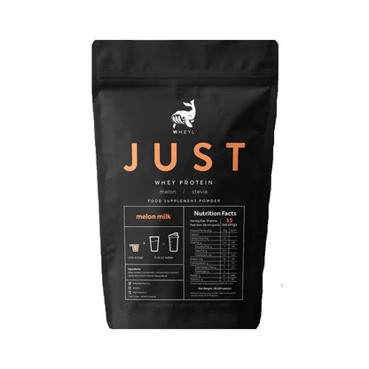 JUST Whey Protein (by wheyl nutrition) Melon Milk (454g) ziplock pack w/ free scooper
