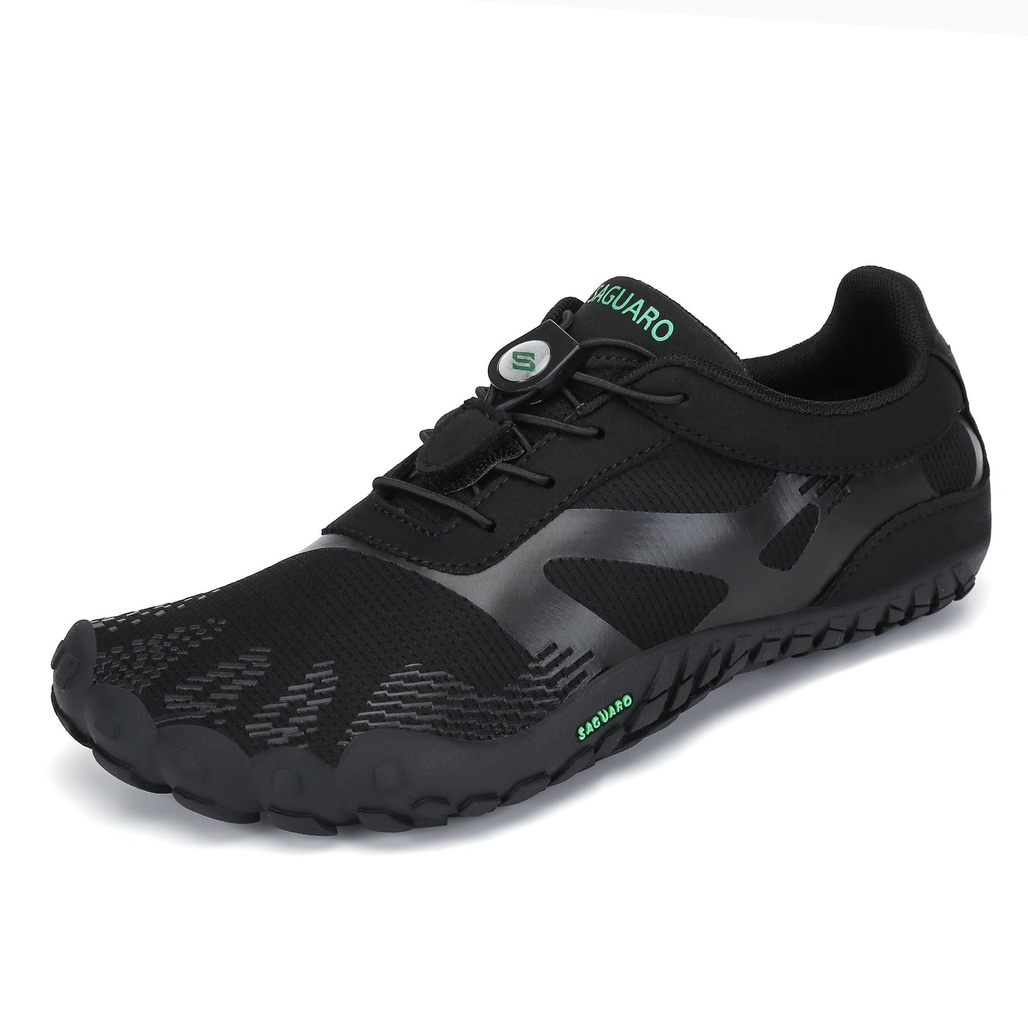 Saguaro Vitality III Breathable Minimalist Running Shoes - BLACK
