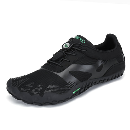 Saguaro Vitality III Breathable Minimalist Running Shoes - BLACK